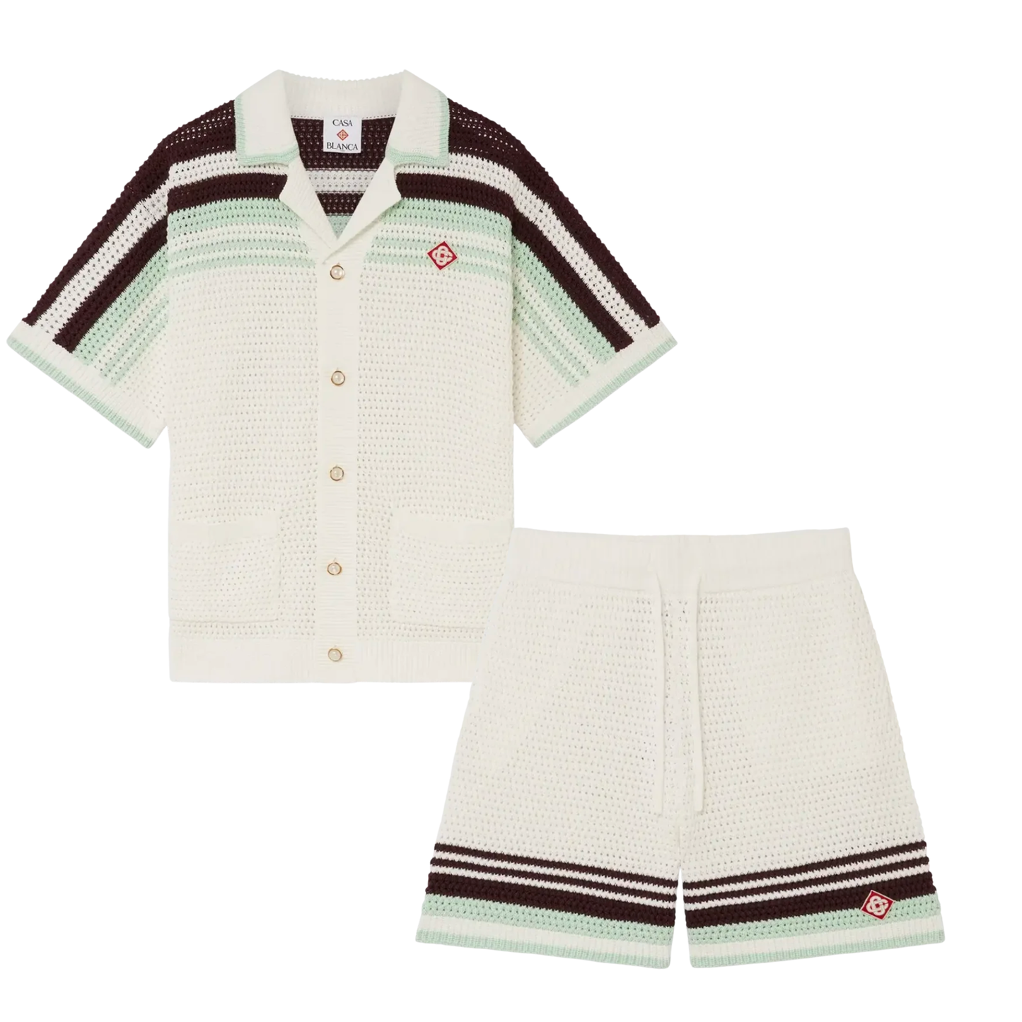 "Casa" Tennis Cotton Crochet tracksuit
