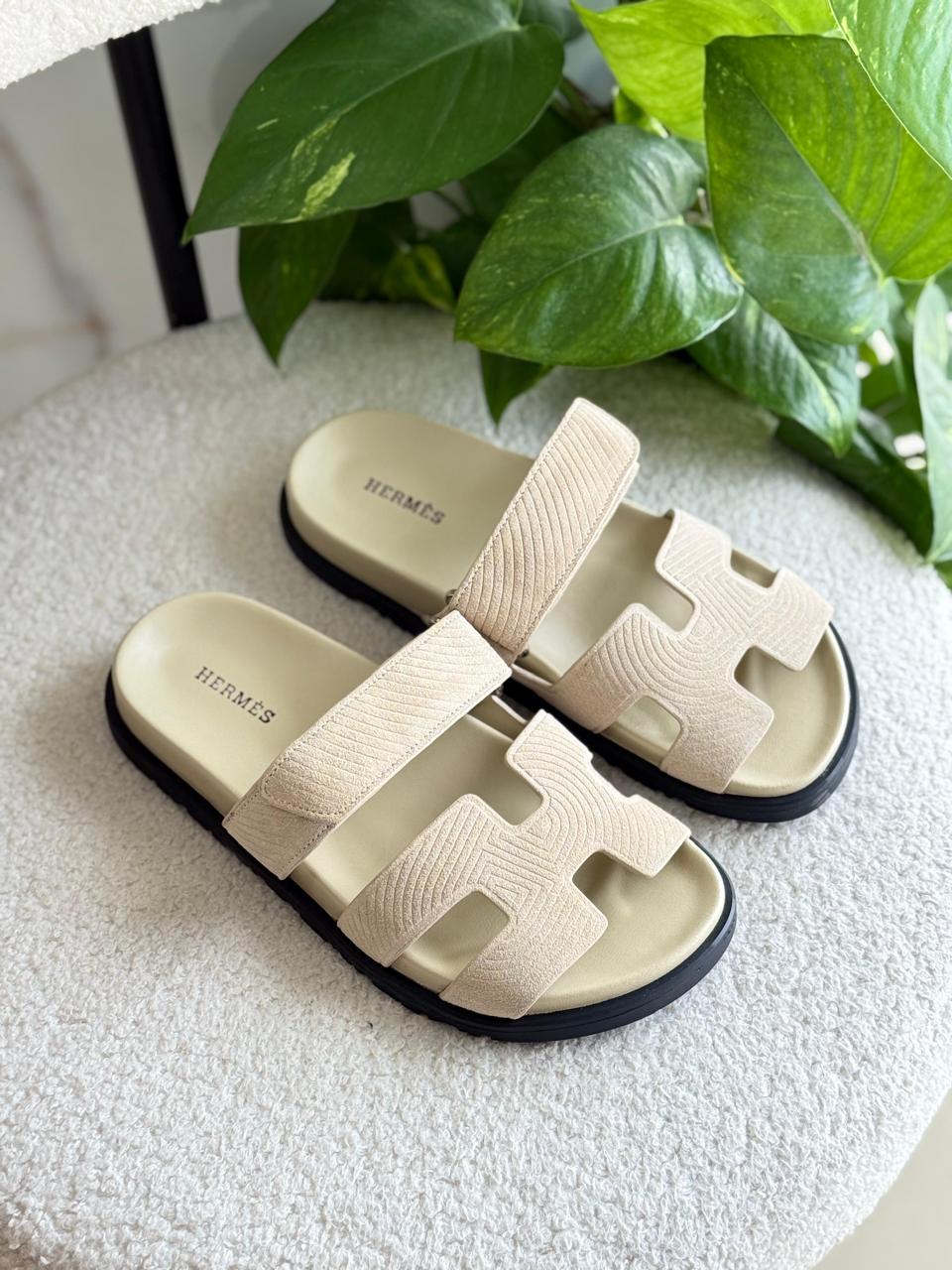 CHYPRE SANDALS TEXTURE BEIGE