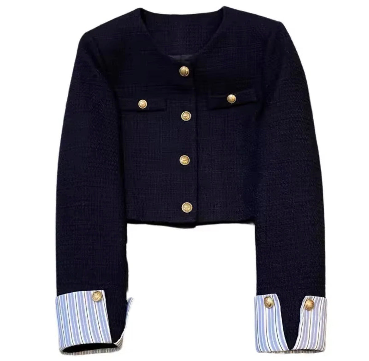 CROPPED BOUCLÉ BLAZER
