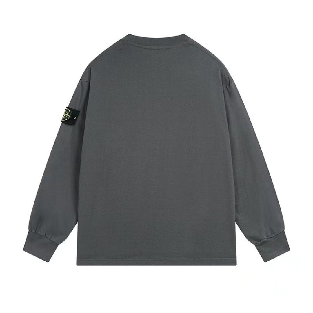 Stylish Sweatshirt with Monogram Design