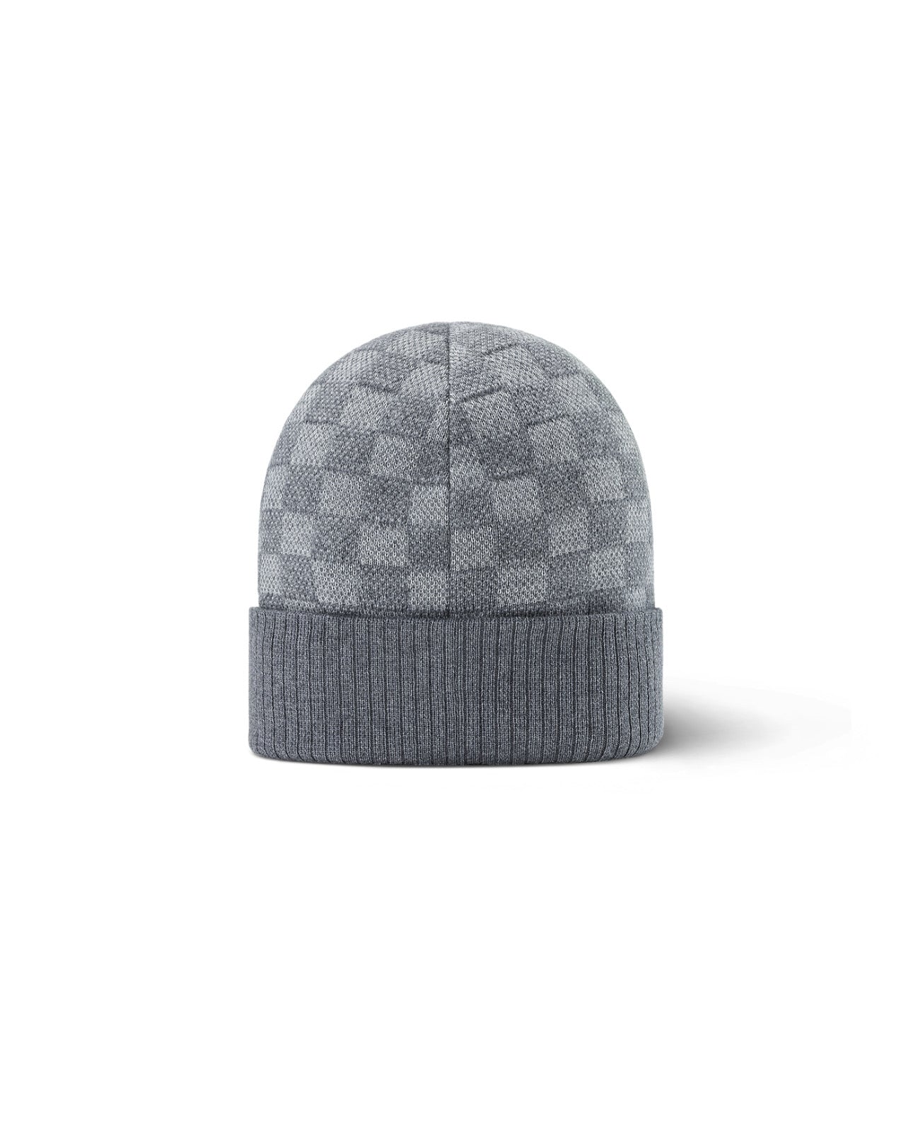 "LV" Beanie Grau