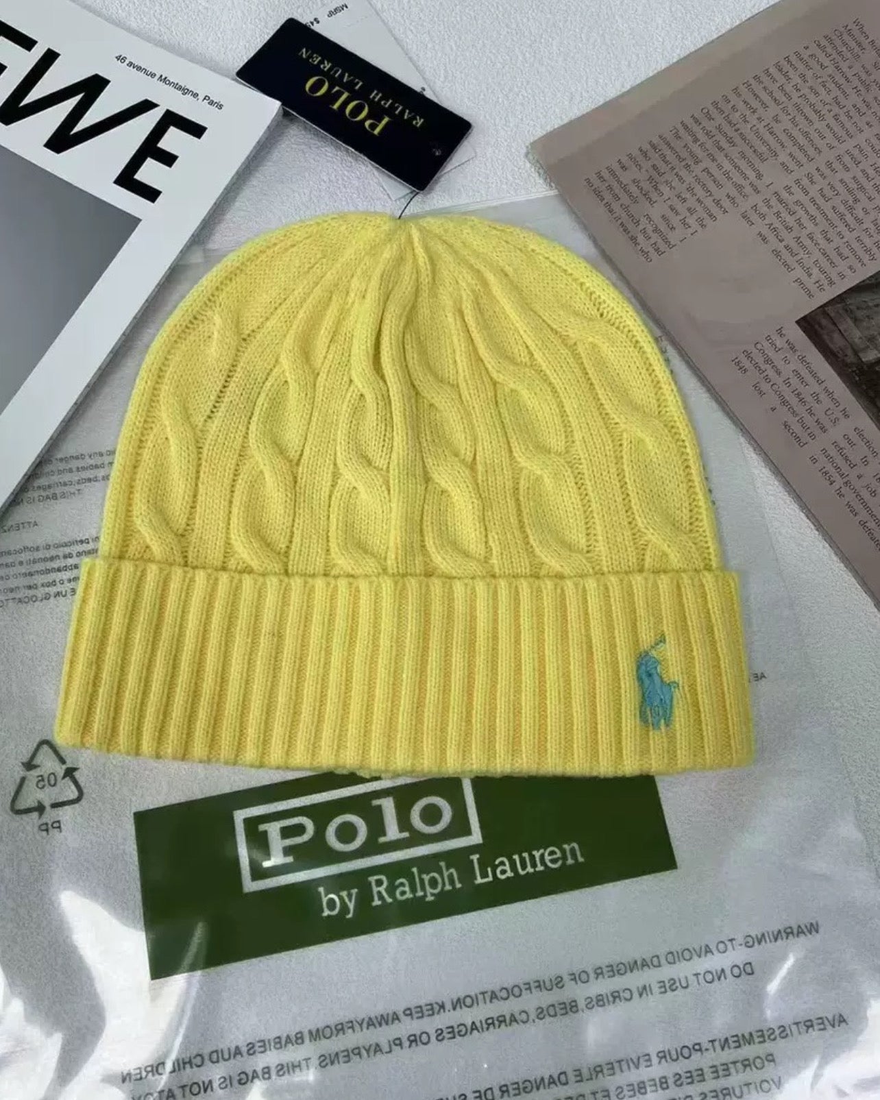 "RL" Beanie Knit