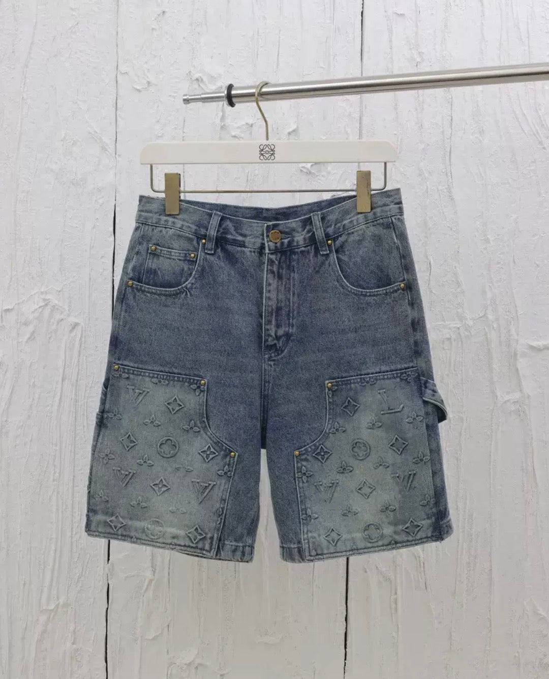 denim shorts long