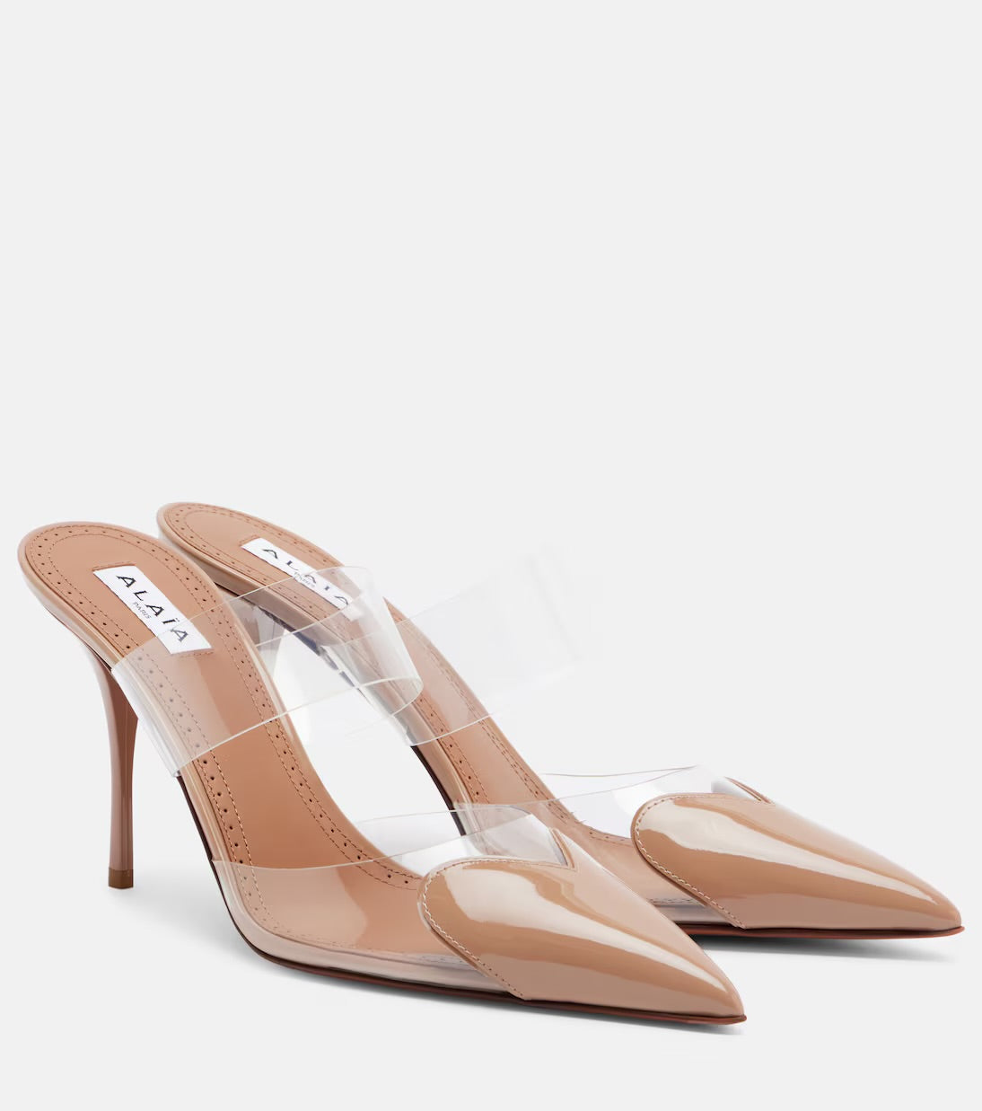 ALAÏ SANDAL HEELS NUDE