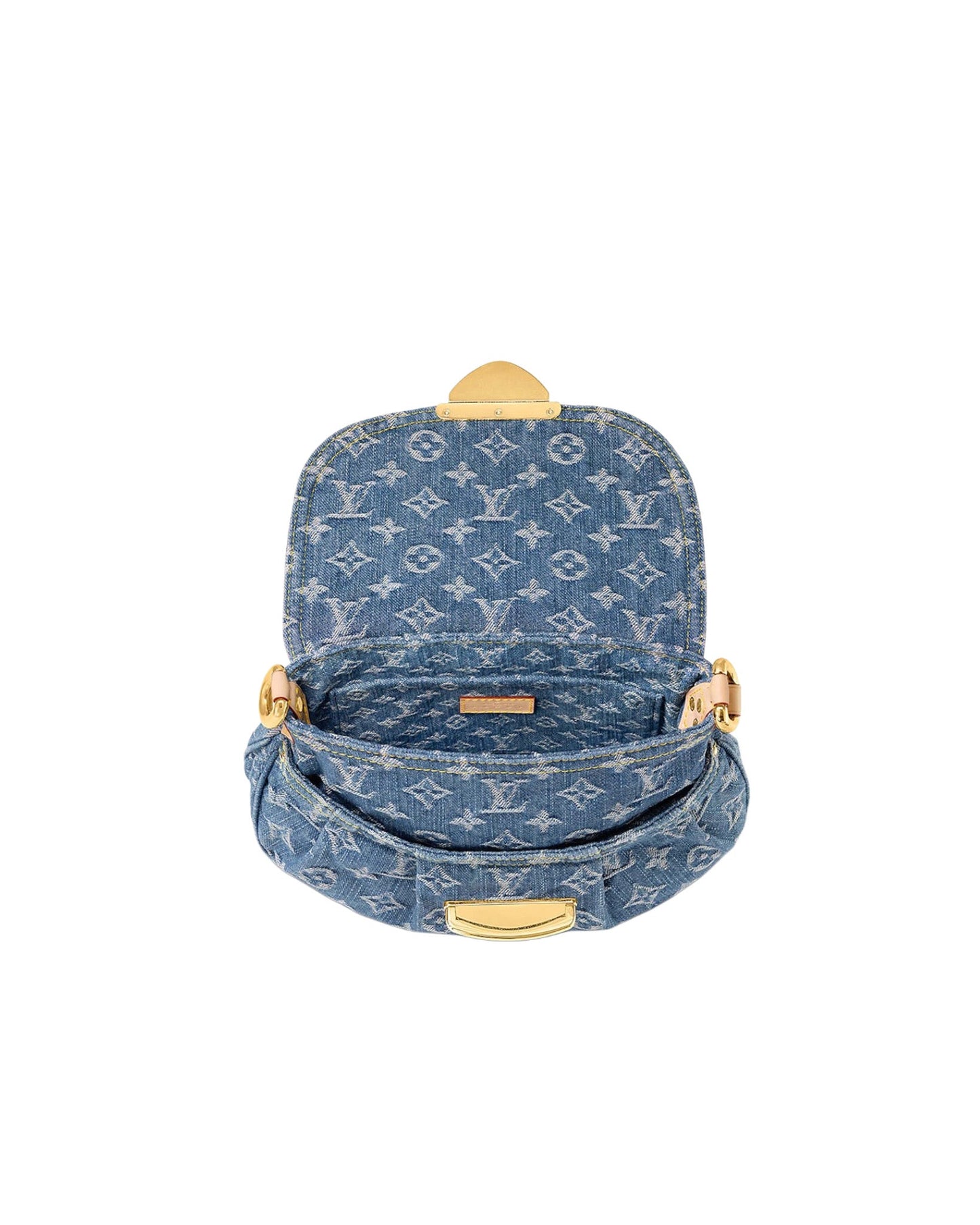 "SUNSET MOLOGRAN" LV BAG BLUE