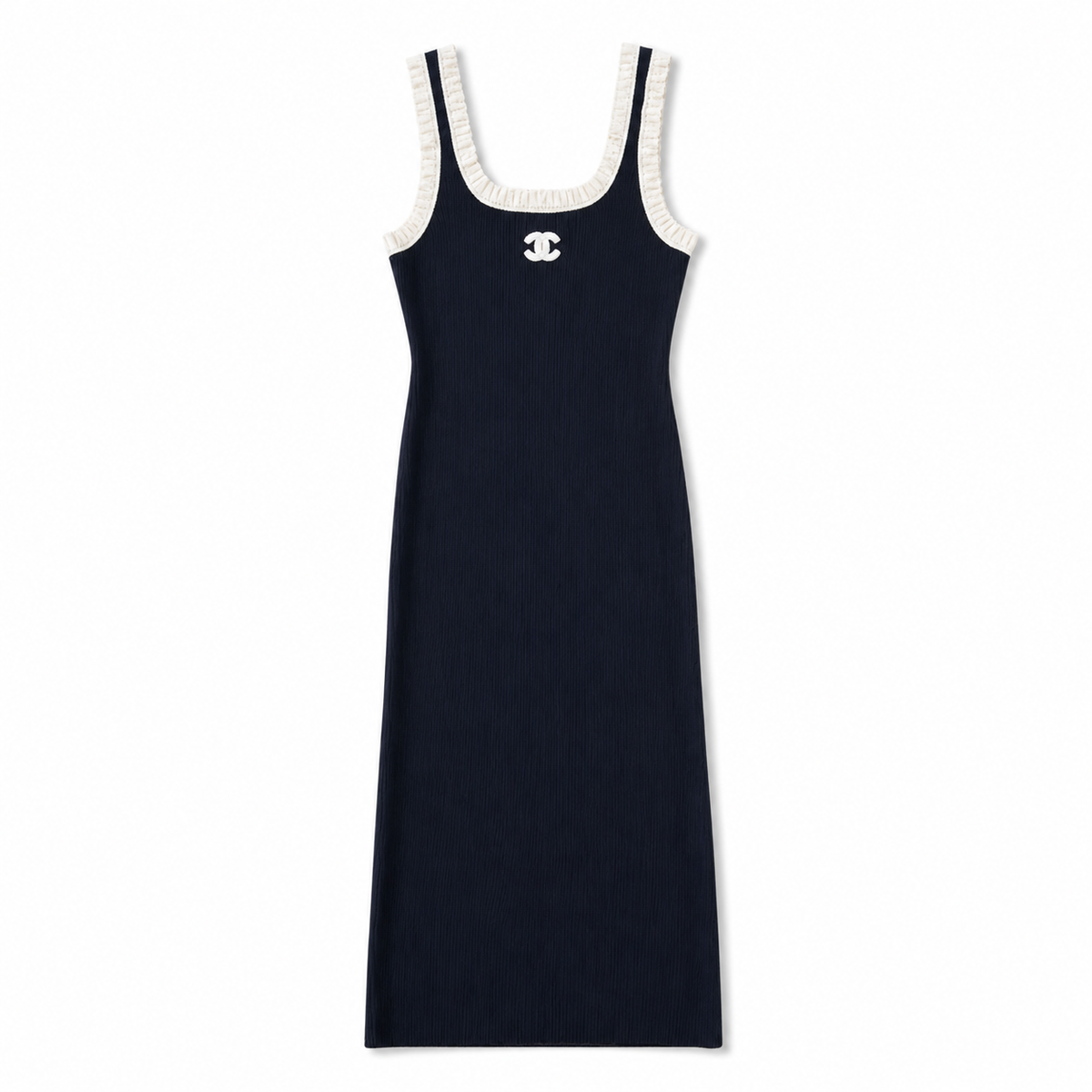 C LONG NAVY DRESS