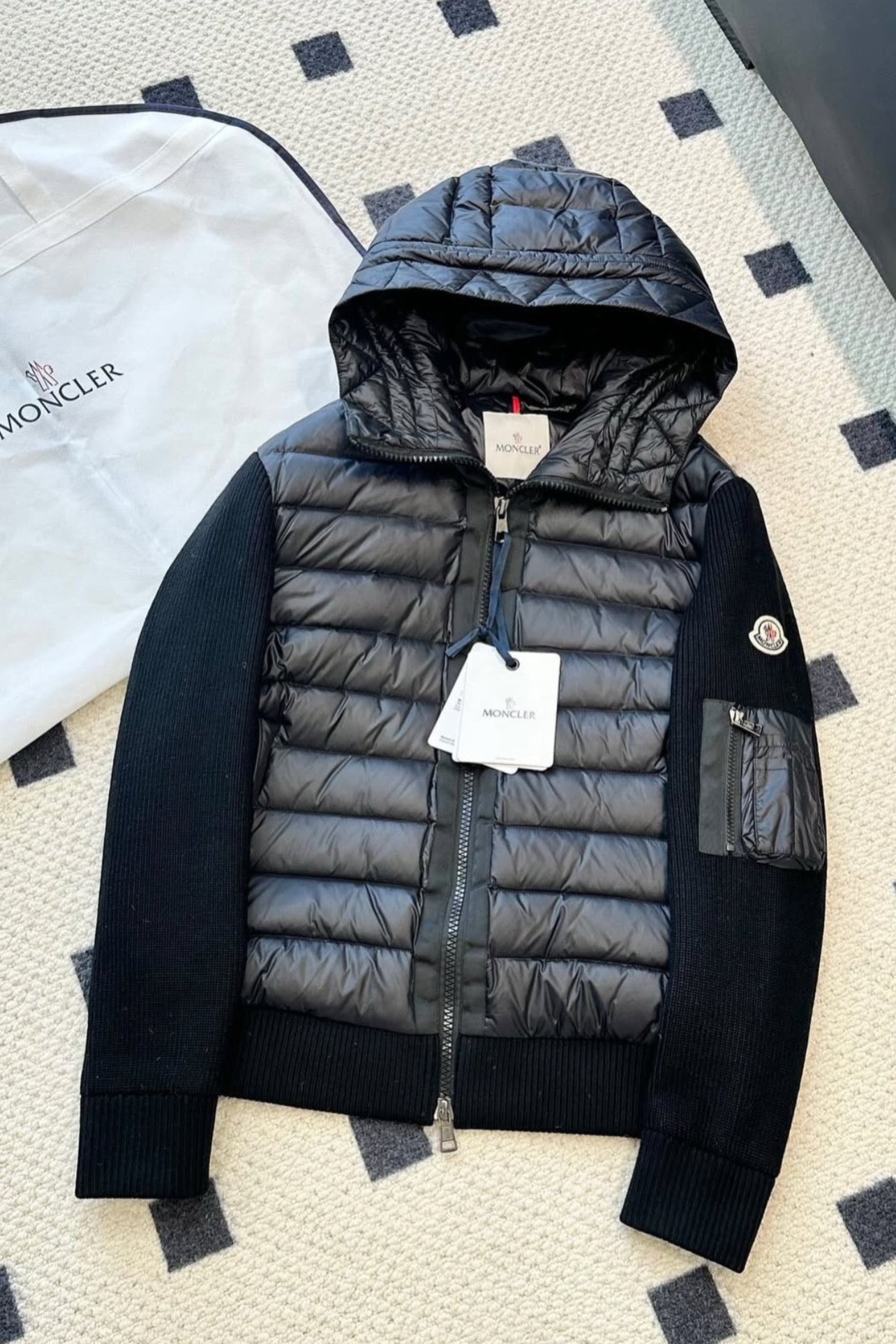 "MNC“ Padded Cardigan