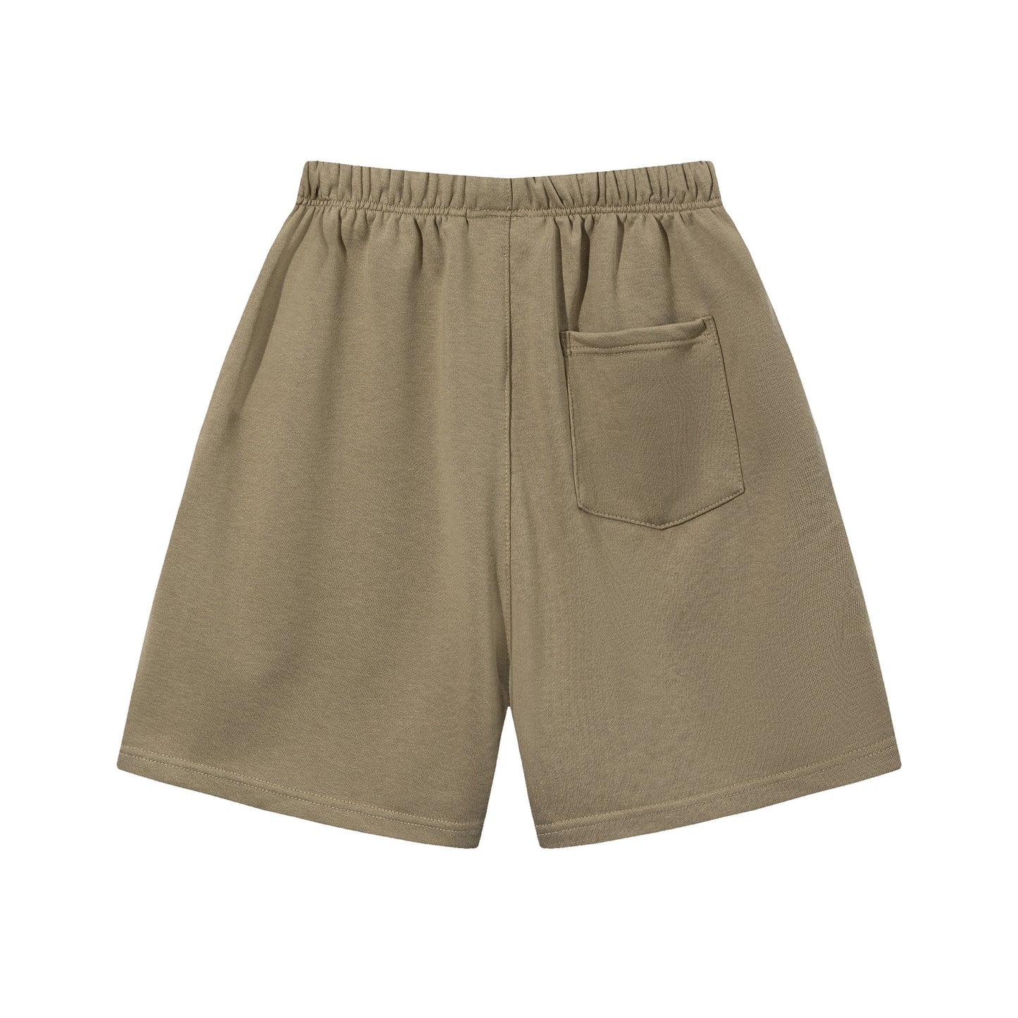 Soft Relaxed Fit Cotton Brown Shorts
