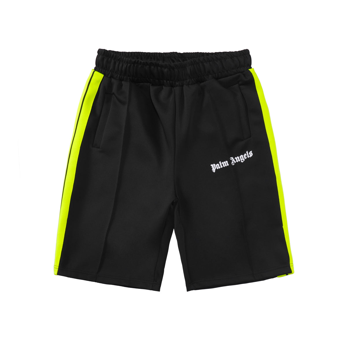 Trendy Black Lime Casual Shorts