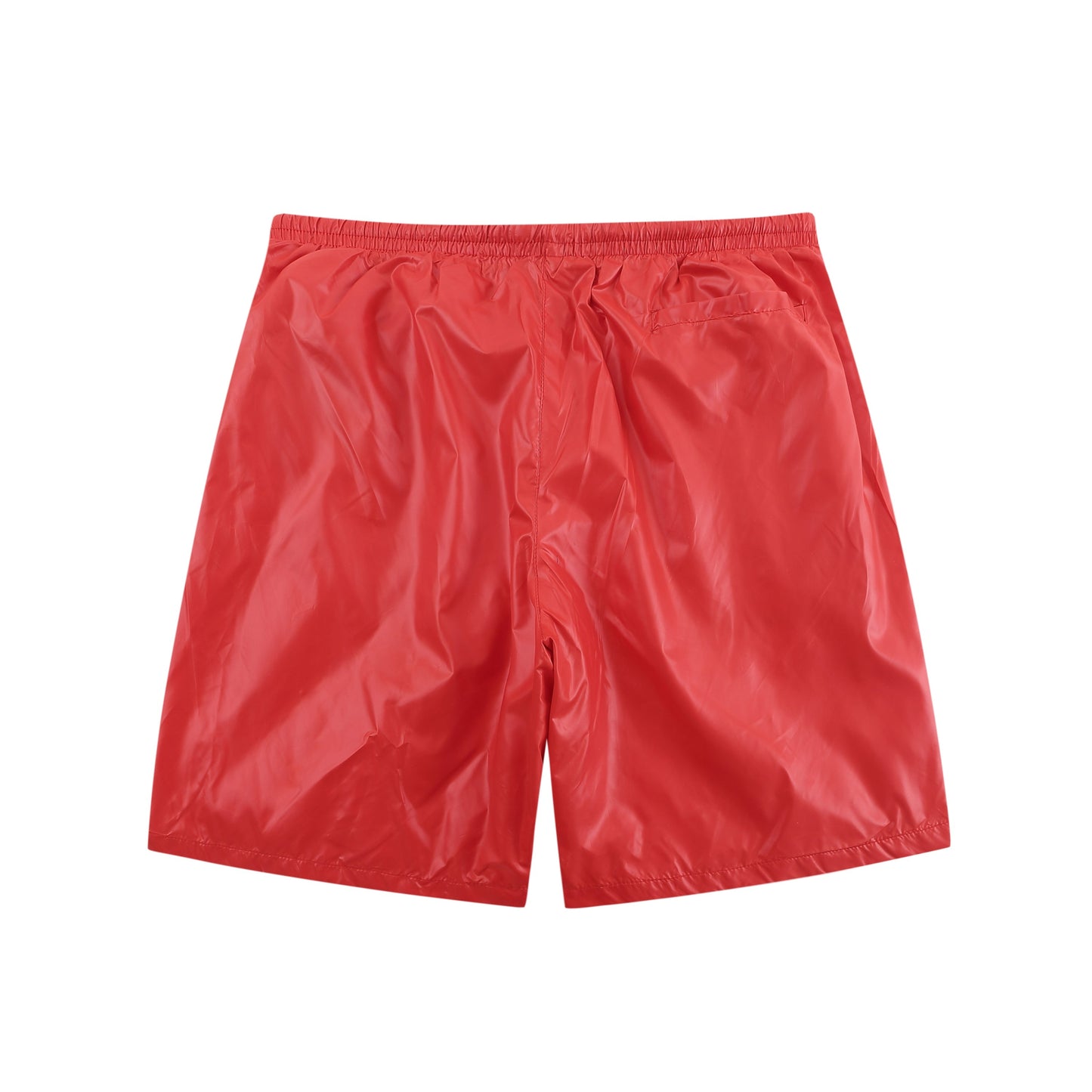 Stylish Red Quick-Dry Swimwear Shorts