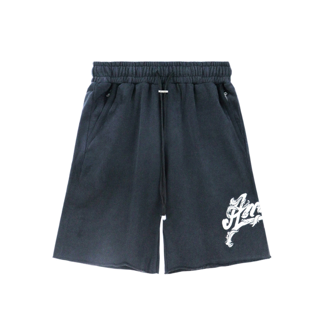 Trendy Urban Monogram Print Shorts