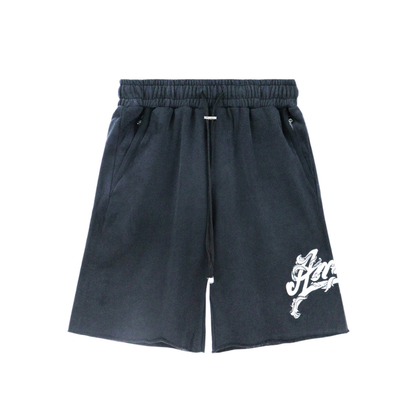 Trendy Urban Monogram Print Shorts