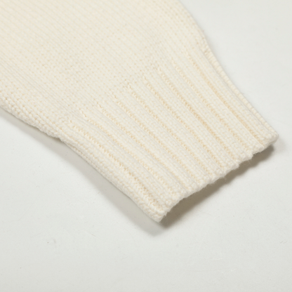 Classic Bear Print Cotton Sweater