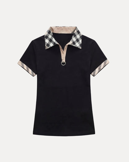Checked Polo