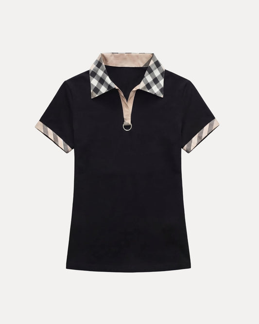 Checked Polo