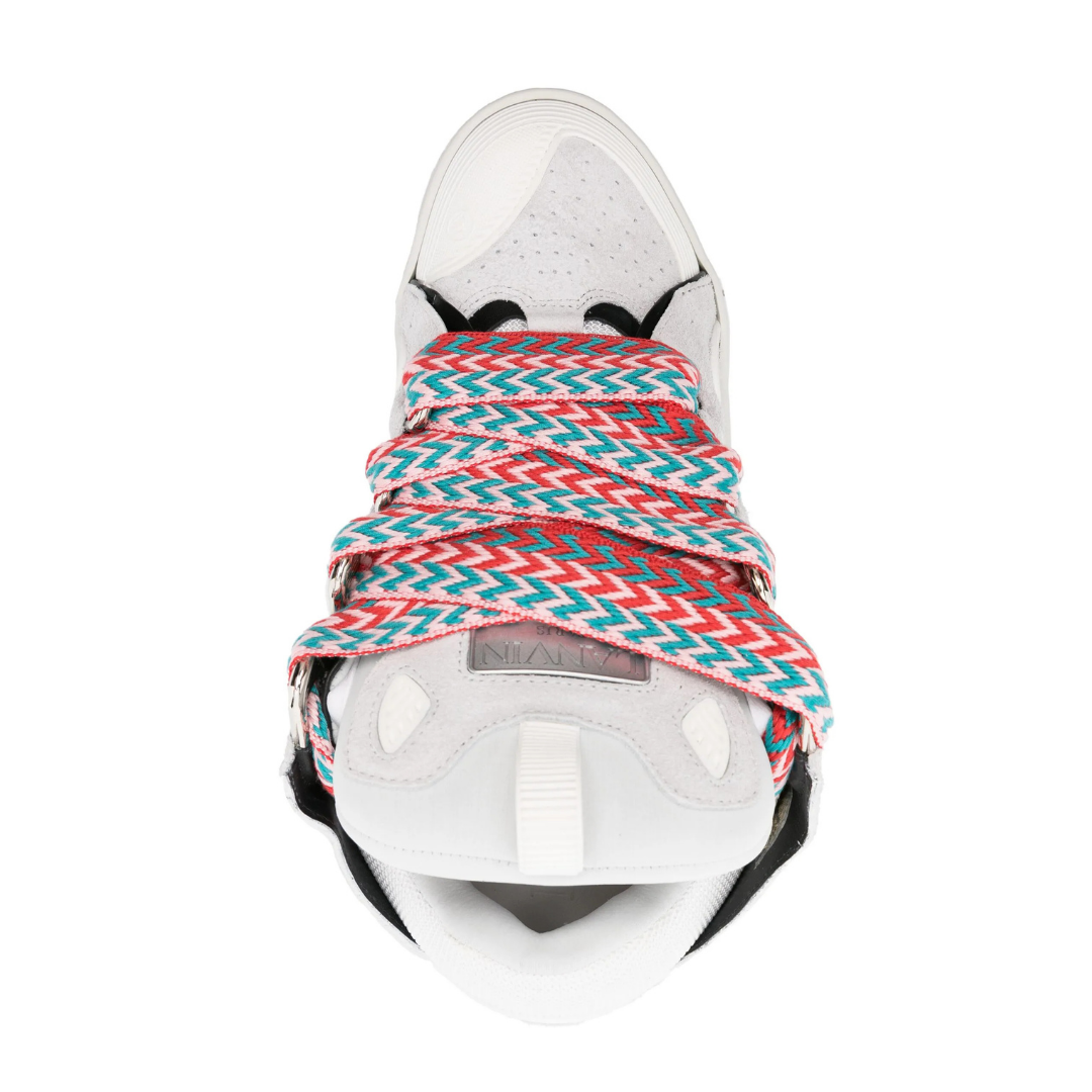 Valorian White Multi-Lace Sneakers