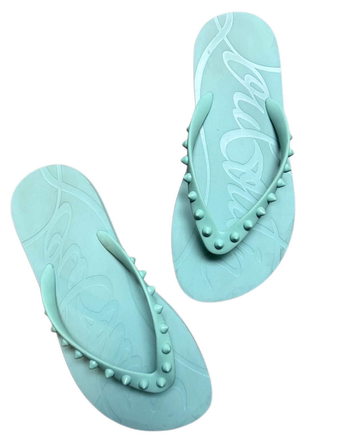 RED BOTTOM FLIP FLOPS TIFANNY