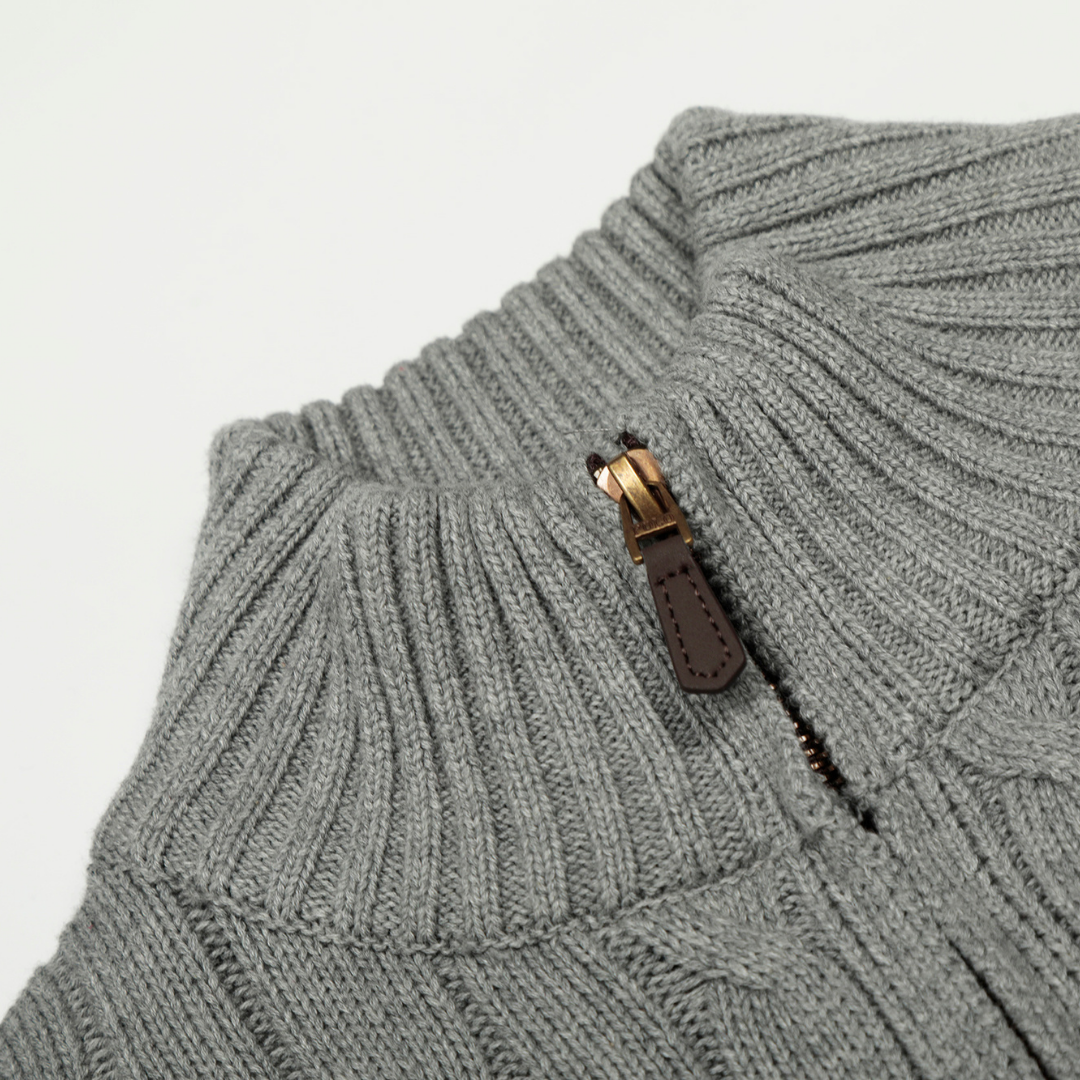 Modern Cozy Everyday Zip Sweater