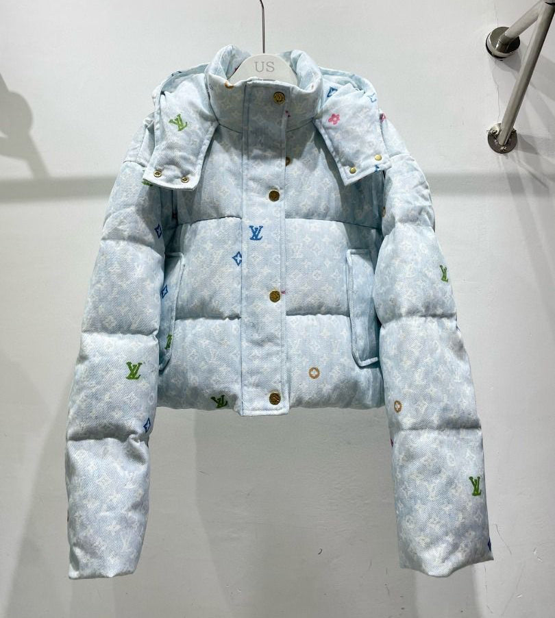 MONOGRAM DENIM COAT