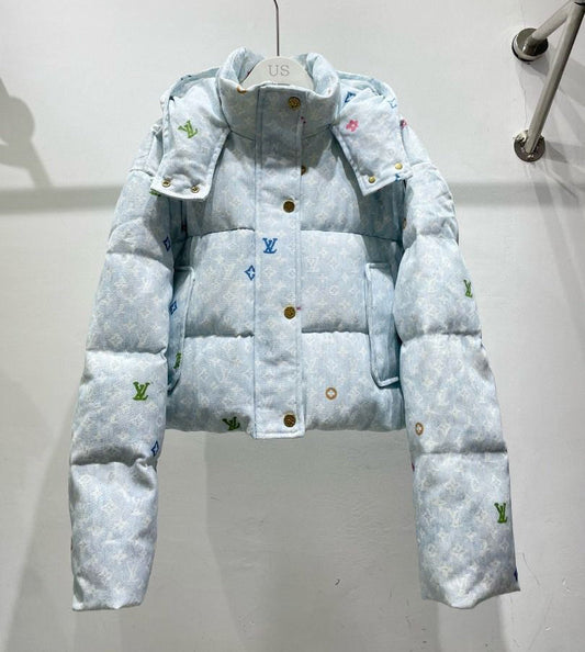 MONOGRAM DENIM COAT