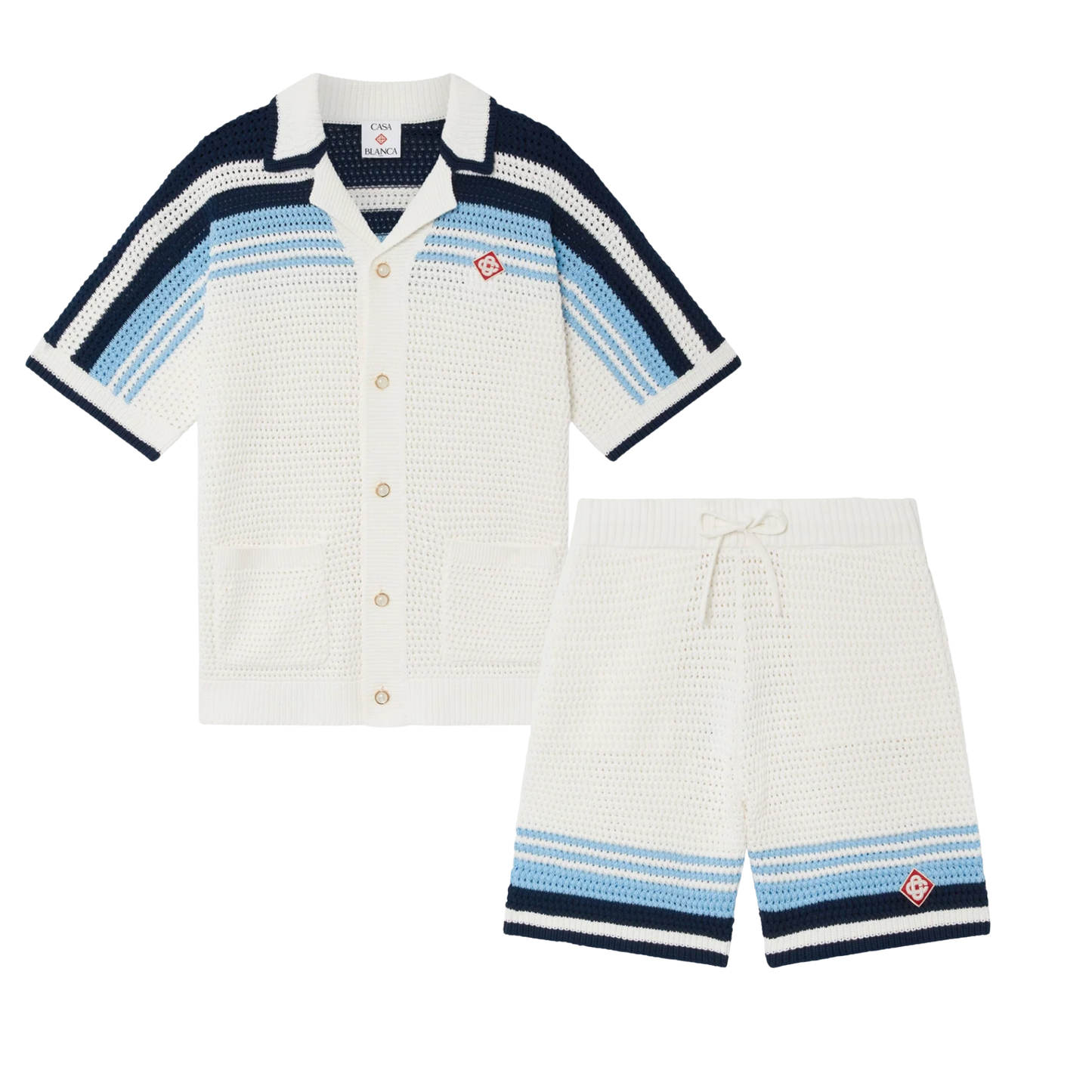 "Casa" Tennis Cotton Crochet tracksuit