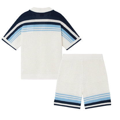 "Casa" Tennis Cotton Crochet tracksuit