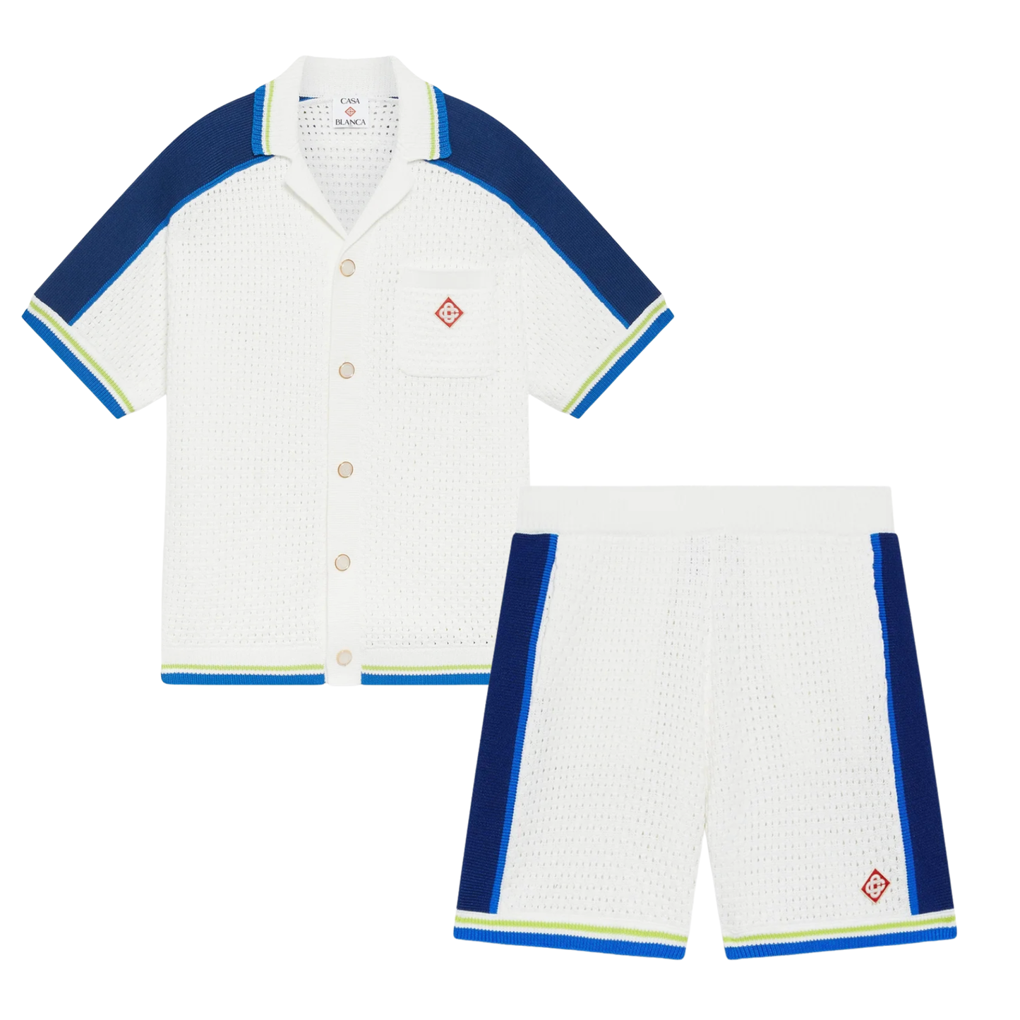 "Casa" Tennis Cotton Crochet tracksuit