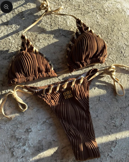 MIUE BROWN BIKINI