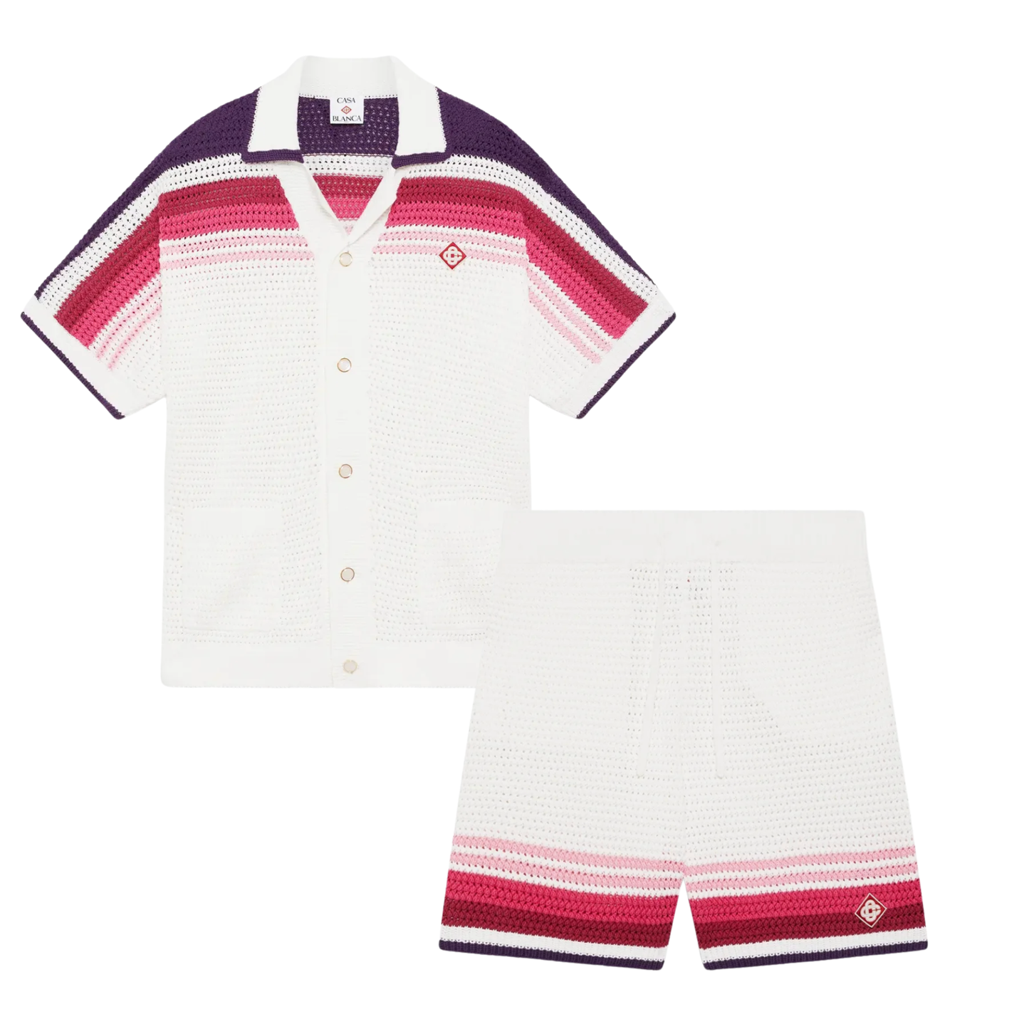 "Casa" Tennis Cotton Crochet tracksuit