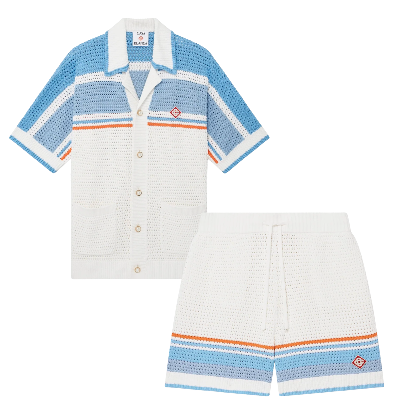 "Casa" Tennis Cotton Crochet tracksuit