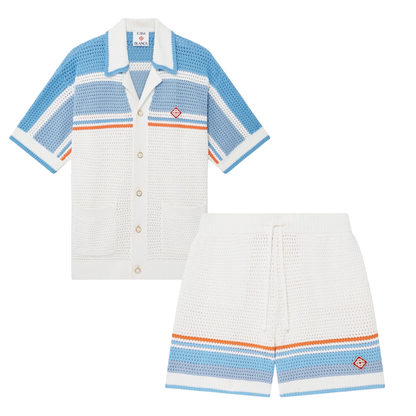 "Casa" Tennis Cotton Crochet tracksuit