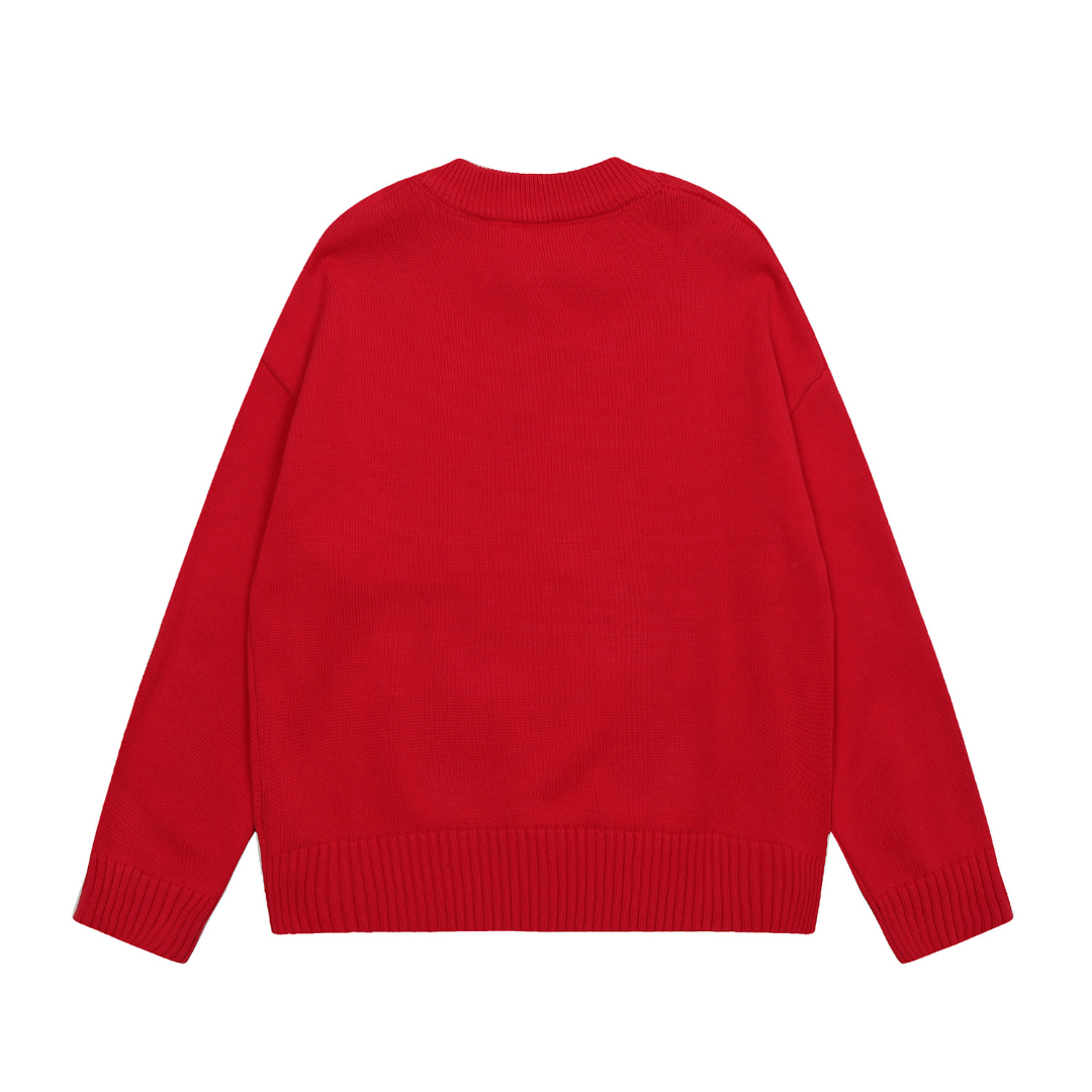 "Relaxed Fit Pullover Sweater"