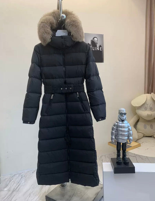 FUR TRIM LONG COAT