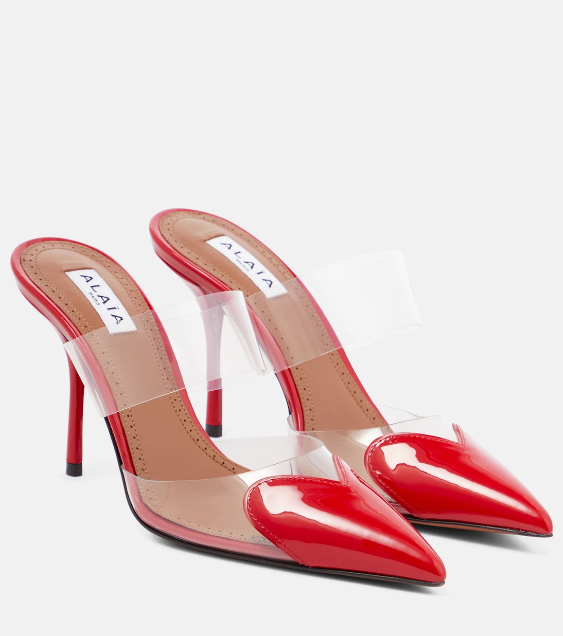 ALAÏ SANDAL HEELS RED