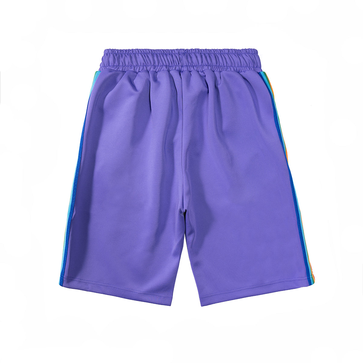 Trendy Palm Print Casual Shorts