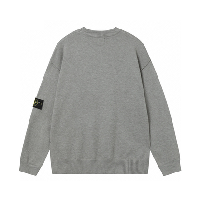 Sleek Sweatshirt with Monogram Design