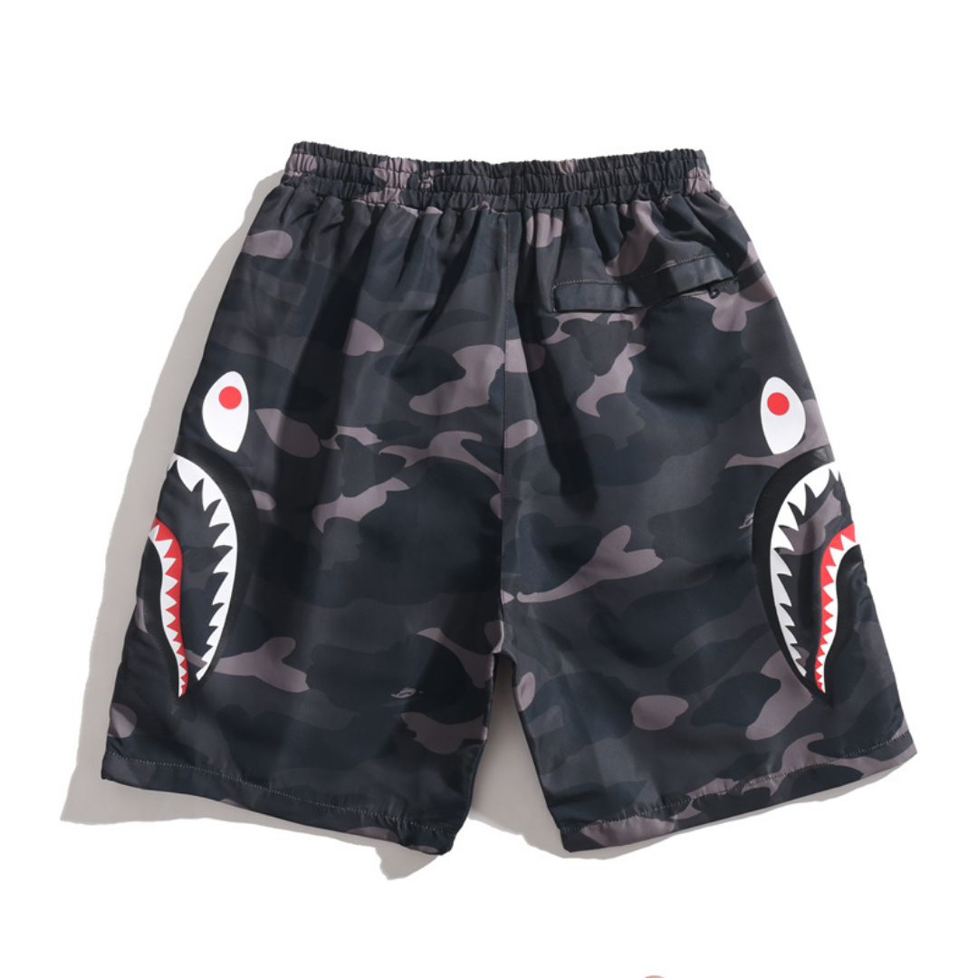 Modern Streetwear Graphic Print Shorts