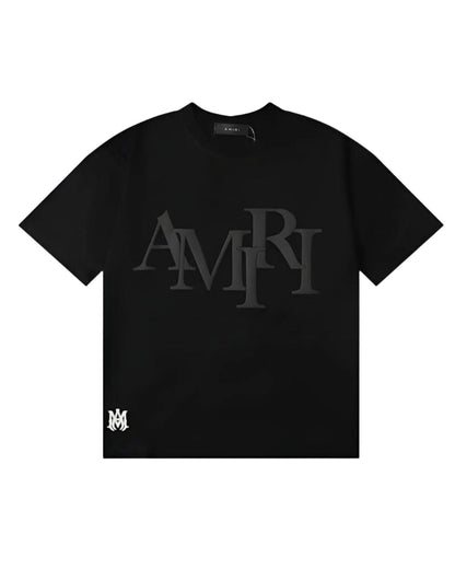 "AMR" Staggered Logo T-Shirt