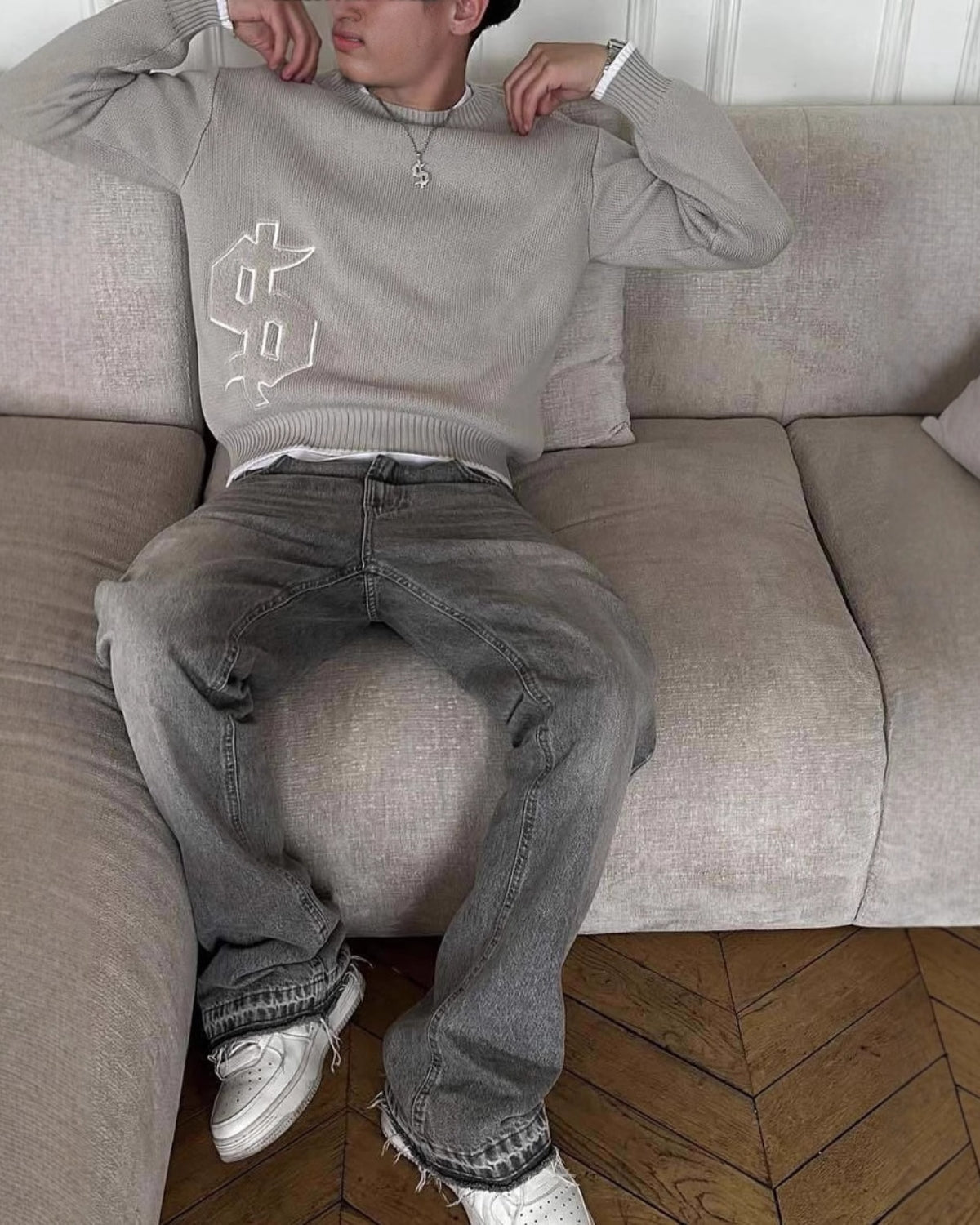Dollar Knit Sweater