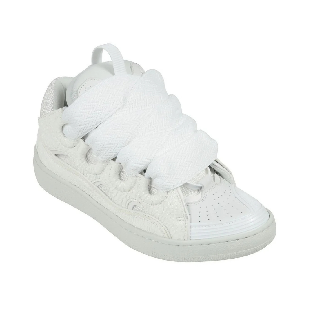 Curb Pure White Sneakers