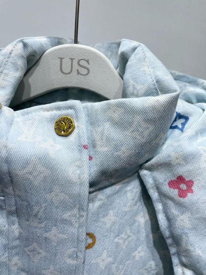 MONOGRAM DENIM COAT