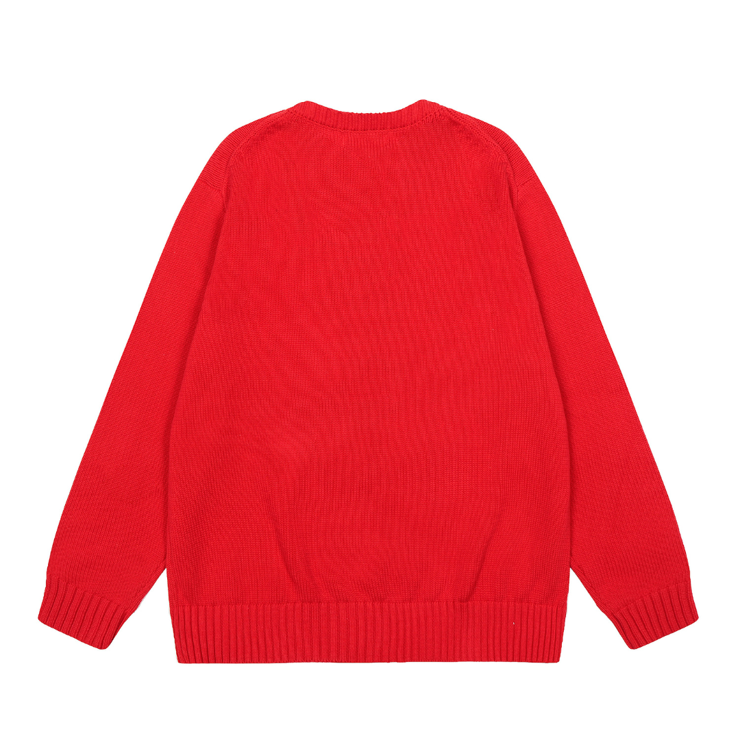 Premium Bear Graphic Wool Sweater