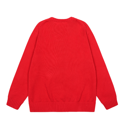 Premium Bear Graphic Wool Sweater