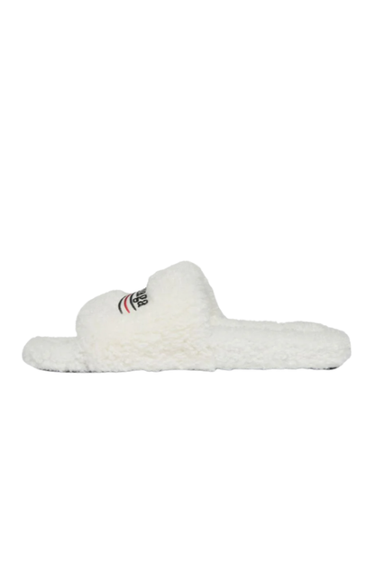 "BLNC" Fur Slides