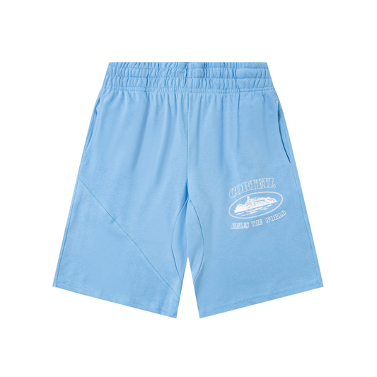 Rules the World Baby Blue Shorts