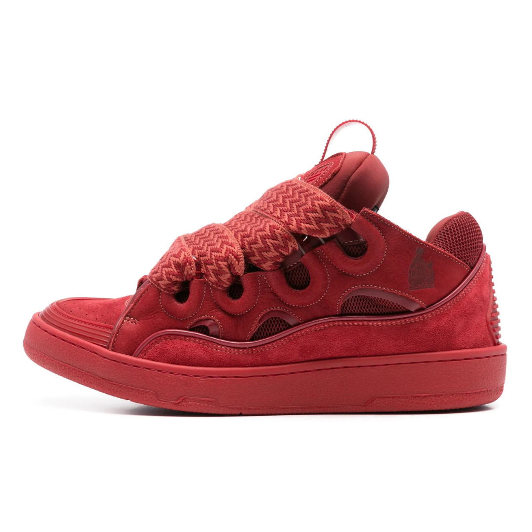 Curb Crimson Red Sneakers