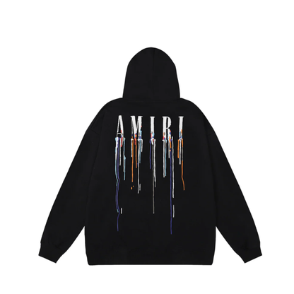 "AMR" Paint Drip Hoodie