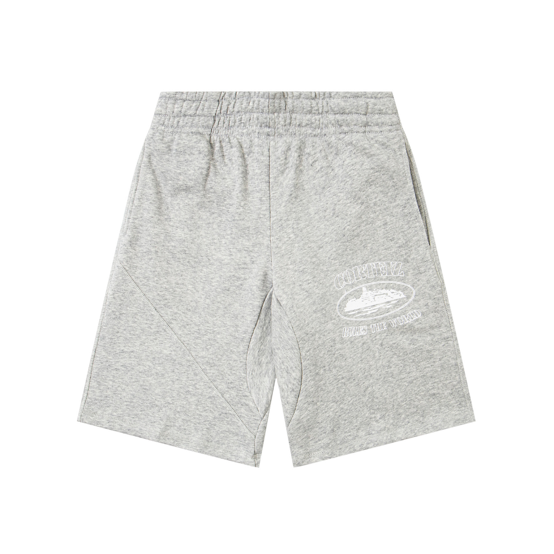 Rules the World Grey Shorts