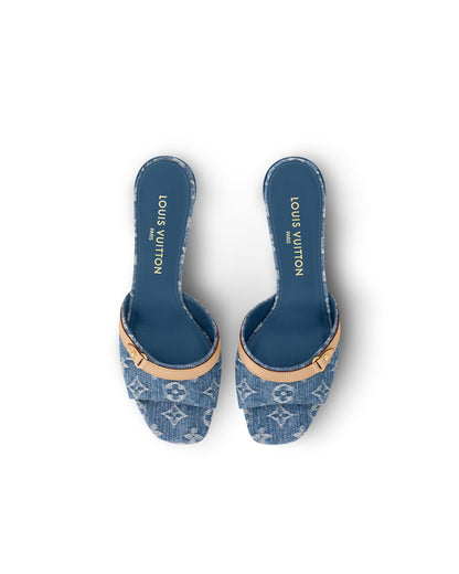 "LV" HEELS BLUE