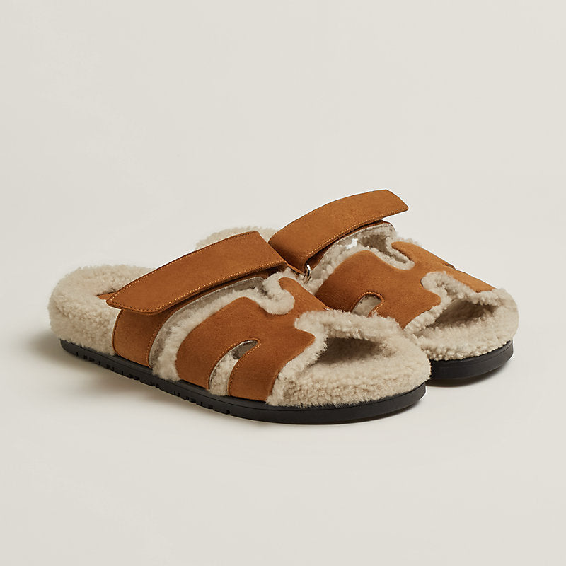 CHYPRE SANDALS TEDDY BROWN